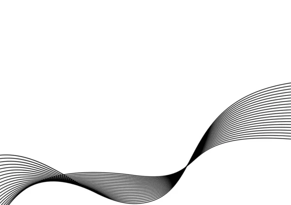 Abstract Wave Lines Art Background — Stockfoto