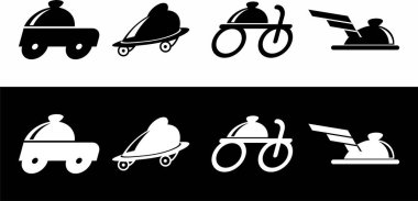 gıda teslim logo tasarlamak vektör