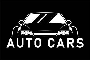 araba logosu tasarımı konsept vektör sanatı