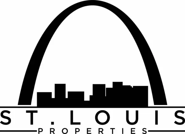 Louis Properties Logo Design Vector Art — Archivo Imágenes Vectoriales
