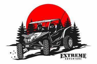 utv logo tasarımı simge çizim vektörü