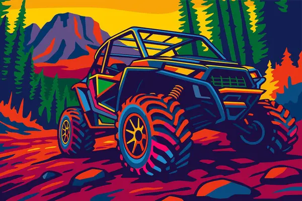 utv aşırı müstehcen pop sanat çizim tasarım vektörü