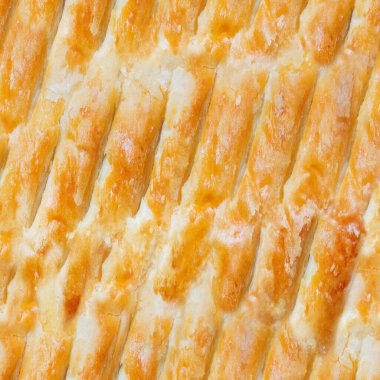 Ekmekli böreğin kusursuz fotoğraf dokusu.