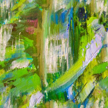 Renkli yaprakların kusursuz desenli fotoğrafı fırça darbeleri, yakın çekim.