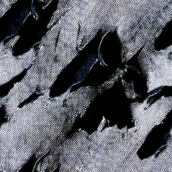 Naadloze Textuur Foto Van Lichtblauw Gekleurd Gesneden Gescheurd Denim Jeans — Stockfoto