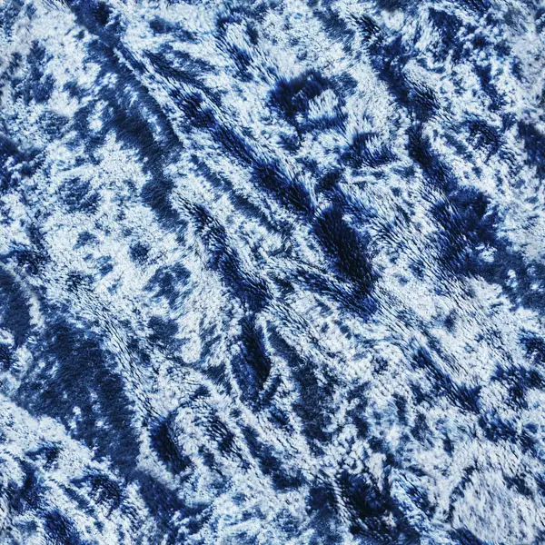 ブルーカラーのシームレスなテクスチャ写真 ベルベットのドレッパー素材 — ストック写真