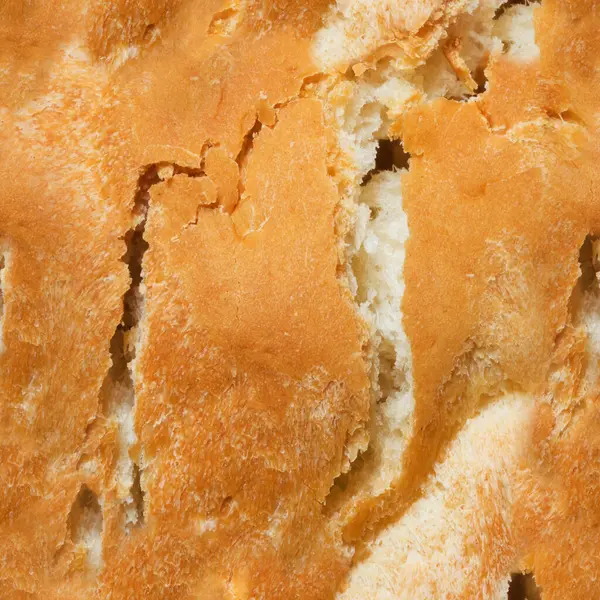 Seamless photo texture of torn bread crust  pastry.