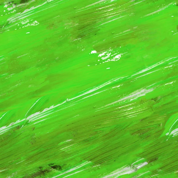 Seamless texture photo of green paint brush strokes, close up.