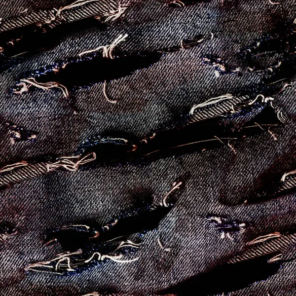 Nahtlose Textur Foto Von Blau Gefärbt Geschnitten Zerrissenen Und Blutgetränkten Stockbild