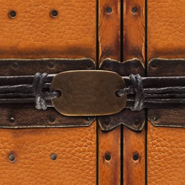 Siyah deri örgü örgülü ipin, deri zırhın üzerindeki kemer deseninin kusursuz 4k fotoğraf deseni fotoğrafı çivilenmiş..