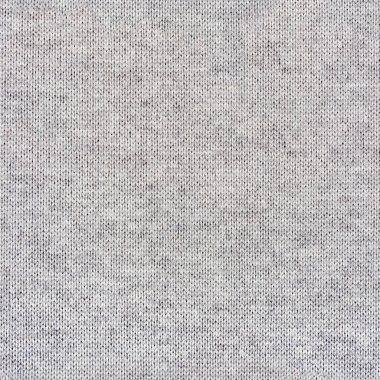 Açık gri renkli yün örülmüş süveter kumaş kumaşının kusursuz 4k fotoğraf dokusu.