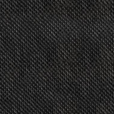 Siyah renkli sentetik delinmiş polyester kumaşın kusursuz 4k fotoğraf dokusu..