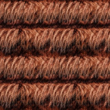 Kahverengi, dağınık ve buruşuk kürklü 4k fotoğraf dokusu..