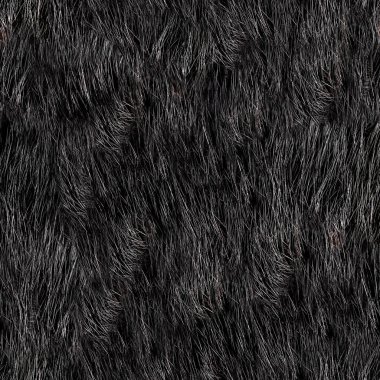Siyah beyaz kürk ya da saç kumaşının kusursuz 4k fotoğraf dokusu.
