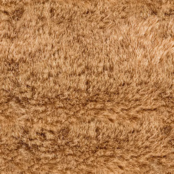 Açık kahverengi sentetik kürk malzemesinin kusursuz 4k fotoğraf dokusu.