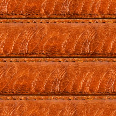 Açık kahverengi deri kayışların dikişli, pürüzsüz 4k fotoğraf dokusu..