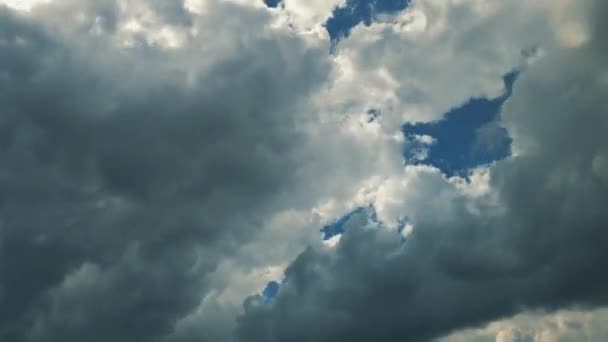 Tempo Lapce Nuvens Céu Timelapce Dramático Fundo Paisagem Nublada Com — Vídeo de Stock