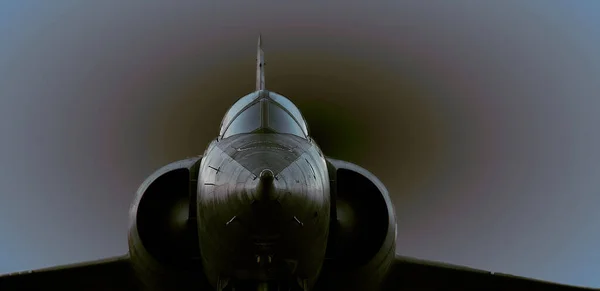 Elvington York March 2023 미라지 Dassault Mirage 프랑스의 초음속 폭격기이며 — 스톡 사진