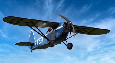 Breighton, Yorkshire, İngiltere. Mayıs 2023. Sivil hafif uçaklar özel havaalanında. CLA7 Swift Kopyasını Uygula