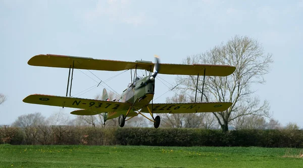 Breighton Yorkshire May 2023 Civilian Light Aircraft Private Airfield Tiger — Stock Photo, Image
