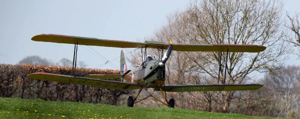 Breighton Yorkshire Velká Británie Květen 2023 Civilní Lehká Letadla Soukromém — Stock fotografie