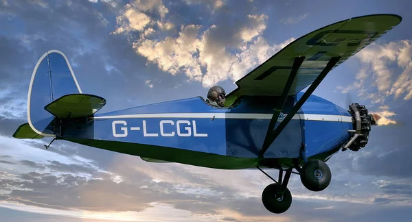 Breighton Yorkshire May 2023 Civilian Light Aircraft Private Airfield Comper — Stock Photo, Image