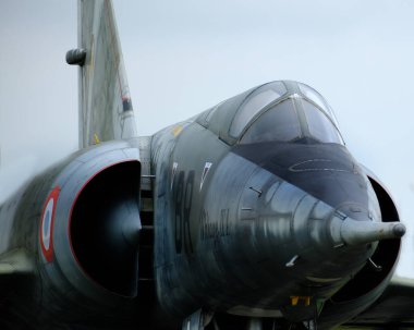 Elvington, York, Yorkshire, Mayıs 2023. Dassault Mirage 4 süpersonik stratejik nükleer saldırı bombacısı. Soğuk Savaş Dönemi.