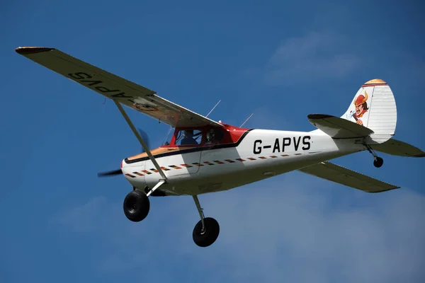 Breighton Yorkshire June 2023 Light Aircraft Flying Club Field Aircraft — Stock Photo, Image