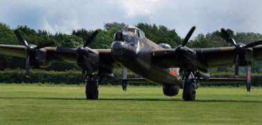 Avro Lancaster bir İngiliz İkinci Dünya Savaşı ağır bombardıman uçağıdır. Avro tarafından Handley Page Halifax 'ın çağdaşı olarak tasarlandı ve üretildi.,