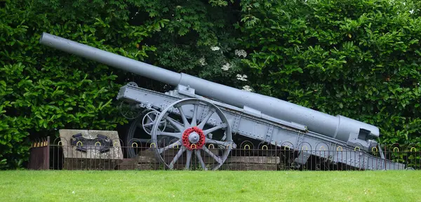 stock image Beamish, Durham, Newcastle, UK. July 2024. Large cannon.