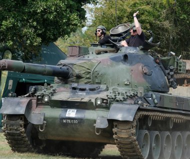 Yorkshire Wartime Show. doncaster, Yorkshire, UK. August 2025. Vintage military reenactment show for the 20th centurt specialising in WW2. American, British and German participants. Tanks, trucks, jeeps and many other vehicles.