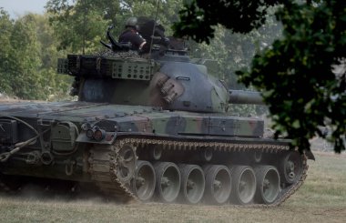 Yorkshire Wartime Show. doncaster, Yorkshire, UK. August 2025. Vintage military reenactment show for the 20th centurt specialising in WW2. American, British and German participants. Tanks, trucks, jeeps and many other vehicles.