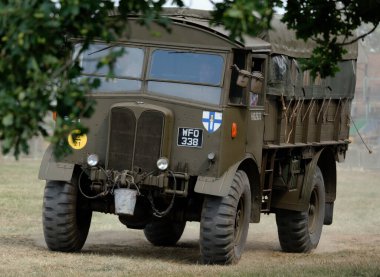 Yorkshire Wartime Show. doncaster, Yorkshire, UK. August 2025. Vintage military reenactment show for the 20th centurt specialising in WW2. American, British and German participants. Tanks, trucks, jeeps and many other vehicles.