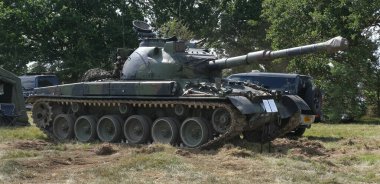 Yorkshire Wartime Show. doncaster, Yorkshire, UK. August 2025. Vintage military reenactment show for the 20th centurt specialising in WW2. American, British and German participants. Tanks, trucks, jeeps and many other vehicles.