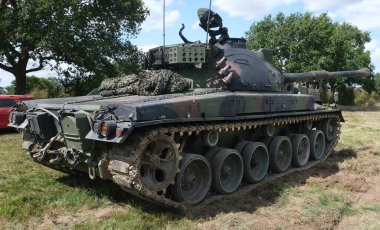 Yorkshire Wartime Show. doncaster, Yorkshire, UK. August 2025. Vintage military reenactment show for the 20th centurt specialising in WW2. American, British and German participants. Tanks, trucks, jeeps and many other vehicles.
