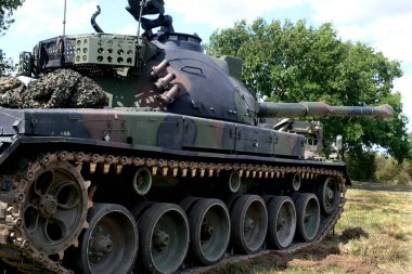 Yorkshire Wartime Show. doncaster, Yorkshire, UK. August 2025. Vintage military reenactment show for the 20th centurt specialising in WW2. American, British and German participants. Tanks, trucks, jeeps and many other vehicles.