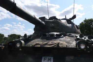 Yorkshire Wartime Show. doncaster, Yorkshire, UK. August 2025. Vintage military reenactment show for the 20th centurt specialising in WW2. American, British and German participants. Tanks, trucks, jeeps and many other vehicles.