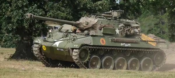 Yorkshire Wartime Show. doncaster, Yorkshire, UK. August 2025. Vintage military reenactment show for the 20th centurt specialising in WW2. American, British and German participants. Tanks, trucks, jeeps and many other vehicles.