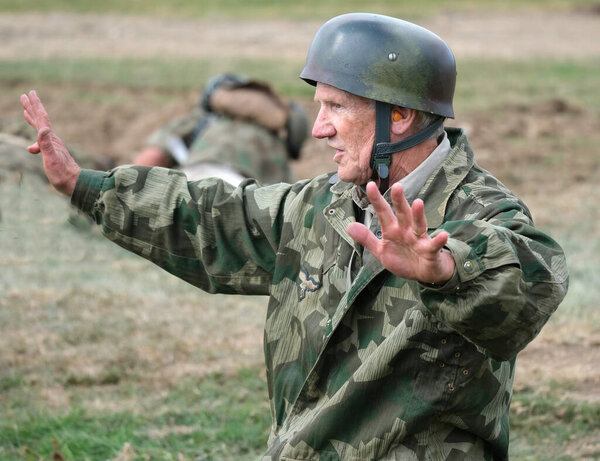 Yorkshire Wartime Show. doncaster, Yorkshire, UK. August 2025. Vintage military reenactment show for the 20th centurt specialising in WW2. American, British and German participants. Tanks, trucks, jeeps and many other vehicles.