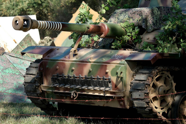 Yorkshire Wartime Show. doncaster, Yorkshire, UK. August 2025. Vintage military reenactment show for the 20th centurt specialising in WW2. American, British and German participants. Tanks, trucks, jeeps and many other vehicles.