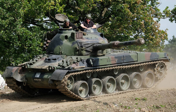 Yorkshire Wartime Show. doncaster, Yorkshire, UK. August 2025. Vintage military reenactment show for the 20th centurt specialising in WW2. American, British and German participants. Tanks, trucks, jeeps and many other vehicles.