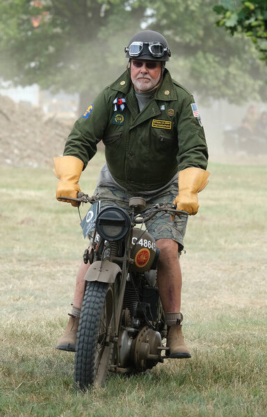 Yorkshire Wartime Show. doncaster, Yorkshire, UK. August 2025. Vintage military reenactment show for the 20th centurt specialising in WW2. American, British and German participants. Tanks, trucks, jeeps and many other vehicles.