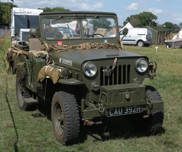 Yorkshire Wartime Show. doncaster, Yorkshire, UK. August 2025. Vintage military reenactment show for the 20th centurt specialising in WW2. American, British and German participants. Tanks, trucks, jeeps and many other vehicles.