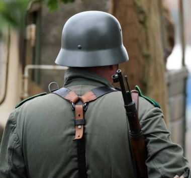 Yorkshire Wartime Show. doncaster, Yorkshire, UK. August 2025. Vintage military reenactment show for the 20th centurt specialising in WW2. American, British and German participants. Tanks, trucks, jeeps and many other vehicles.