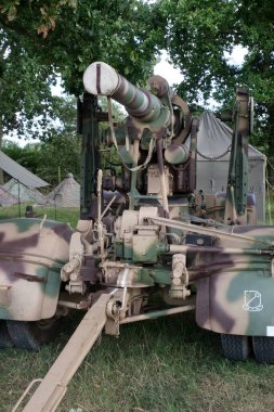 Yorkshire Wartime Show. doncaster, Yorkshire, UK. August 2025. Vintage military reenactment show for the 20th centurt specialising in WW2. American, British and German participants. Tanks, trucks, jeeps and many other vehicles.