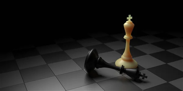 Sjakkkonge Leders Suksesskonsept Konseptet Bedriftsleder Smelting – stockfoto