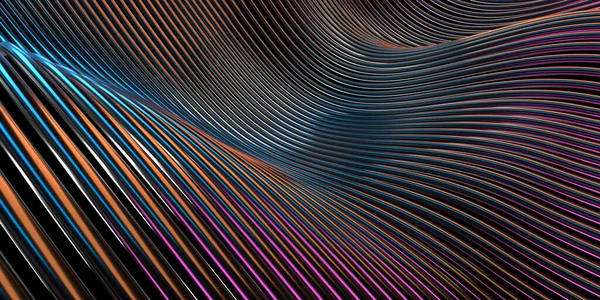 Abstract Waves Rendering Background Modern Design Digital Wallpaper Elegant Poster — Zdjęcie stockowe