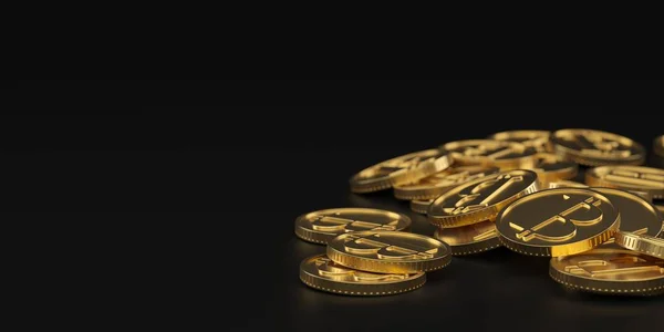Hintergrund Ist Das Konzept Der Kryptowährung Bitcoin Darstellung — Stockfoto