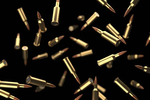 Pistolkulor Eller Ammunition Konvertering — Stockfoto