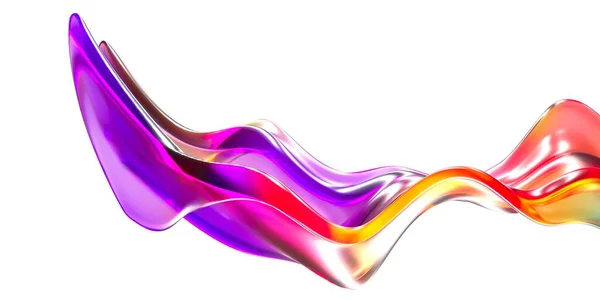 홀로그램 온파밝은 현대적 형태의 스펙트럼 렌더링 — 스톡 사진